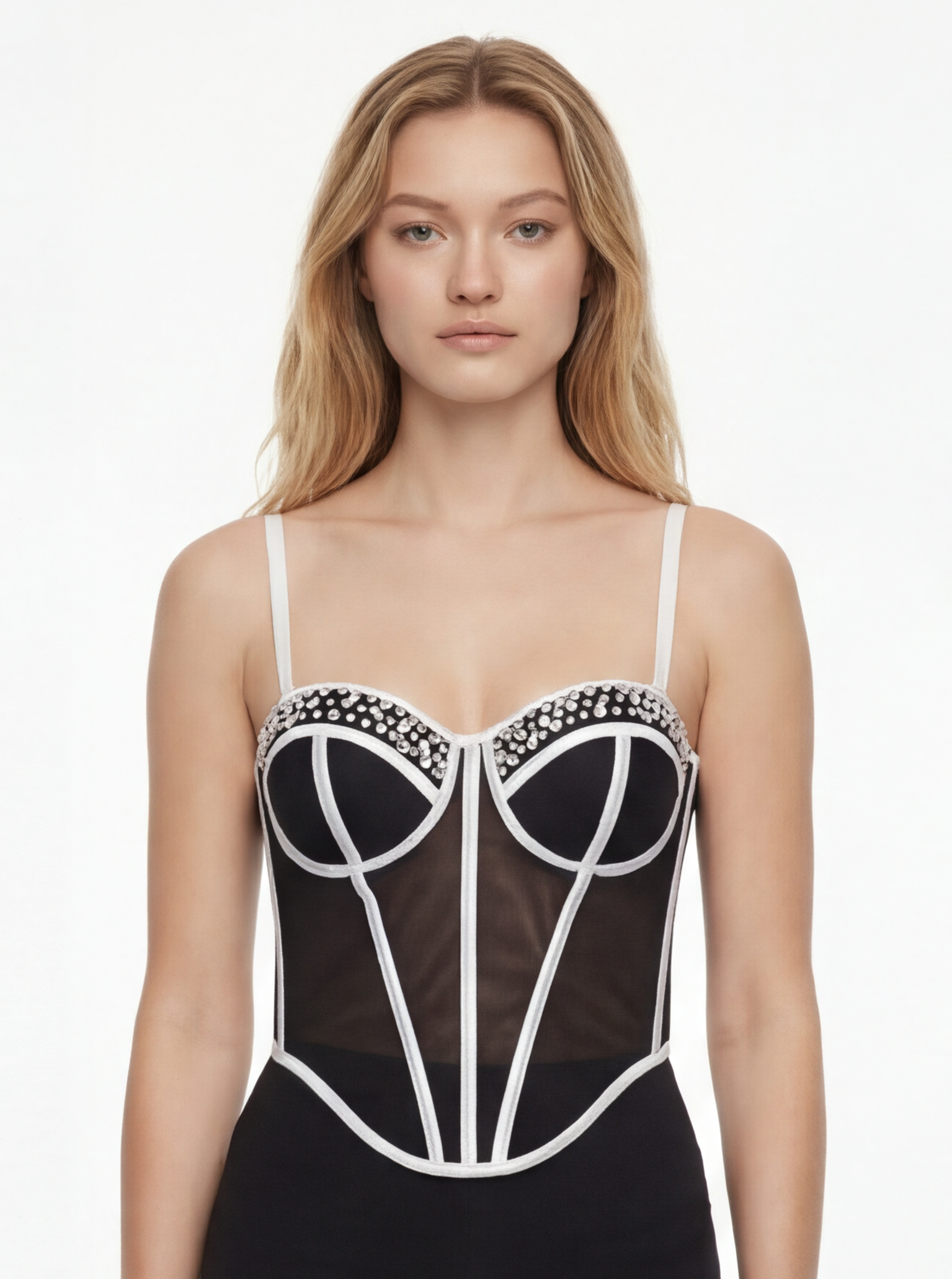 Black & White Corset