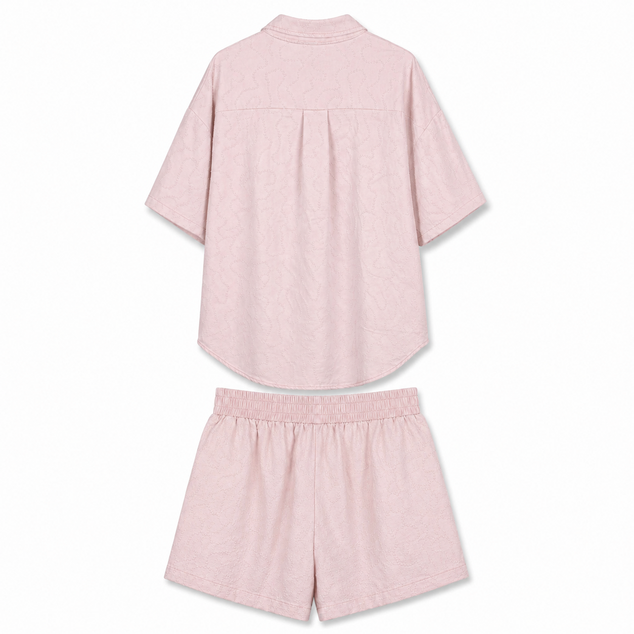 Pink Short Sleeve Shirt on a clean white studio background.