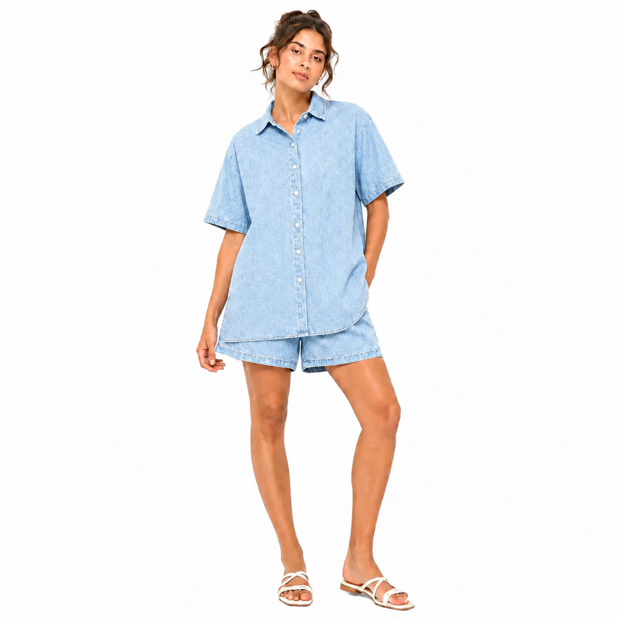 Coloured Denim Set