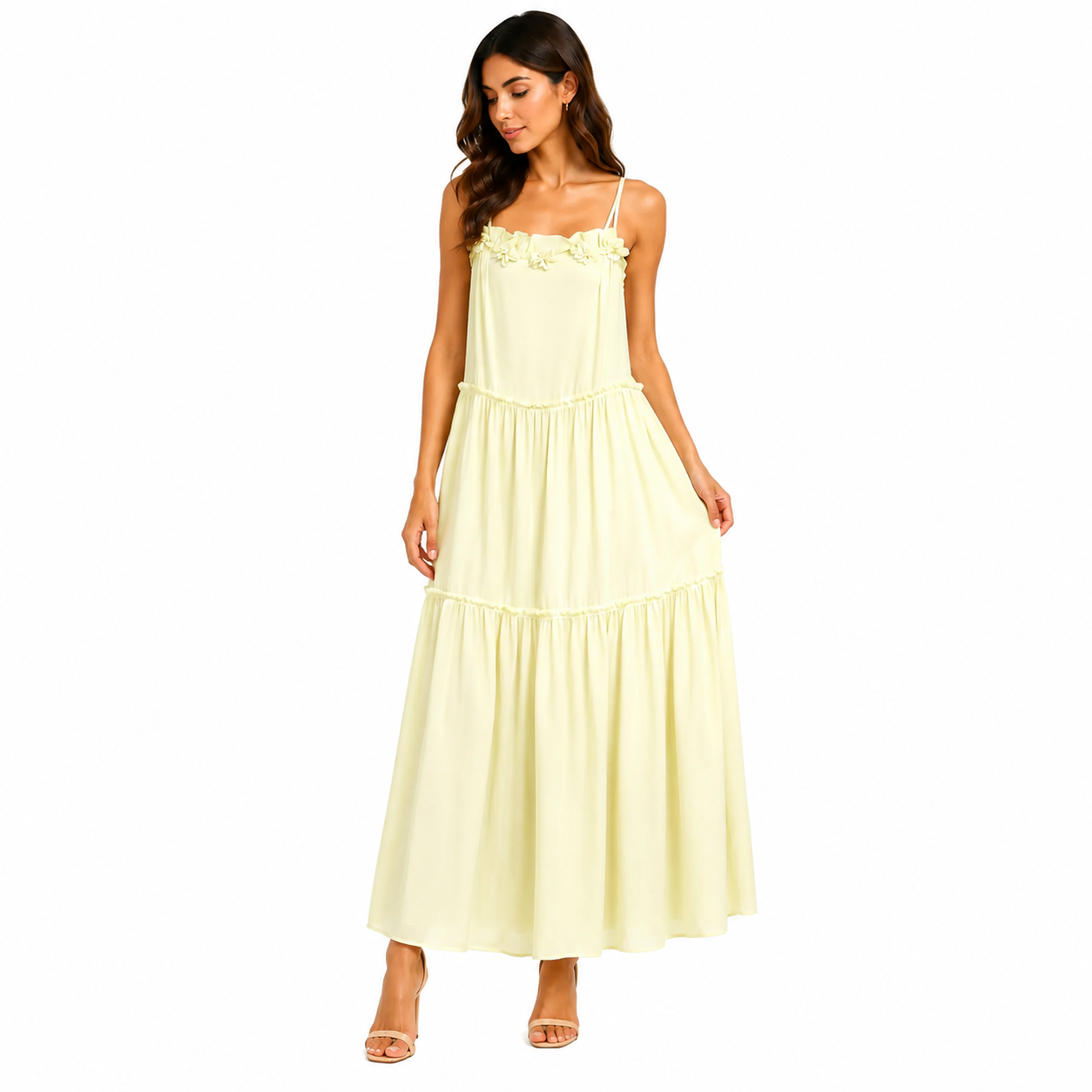 Tiered Midi Dress
