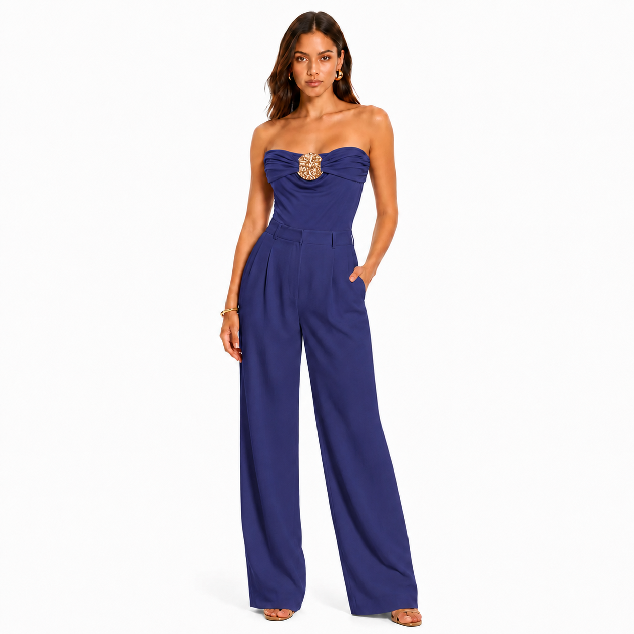 Strapless Embellished Bodysuit