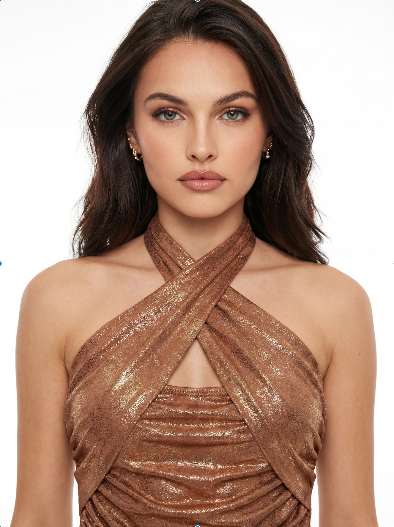 Metallic Crop Top