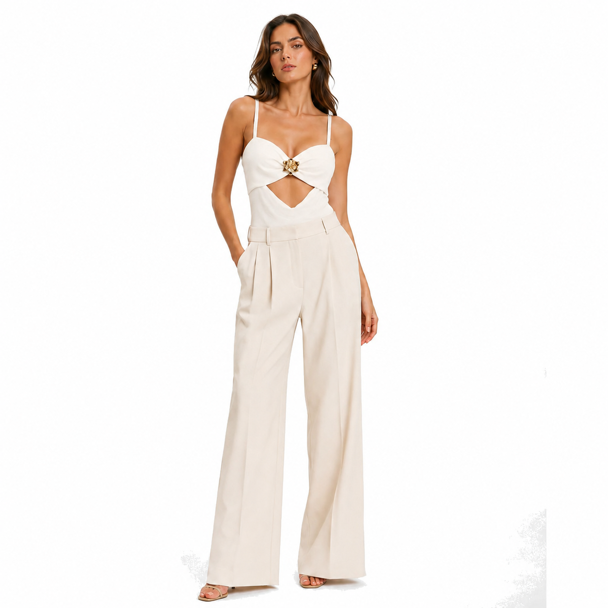 Draped Bodysuit