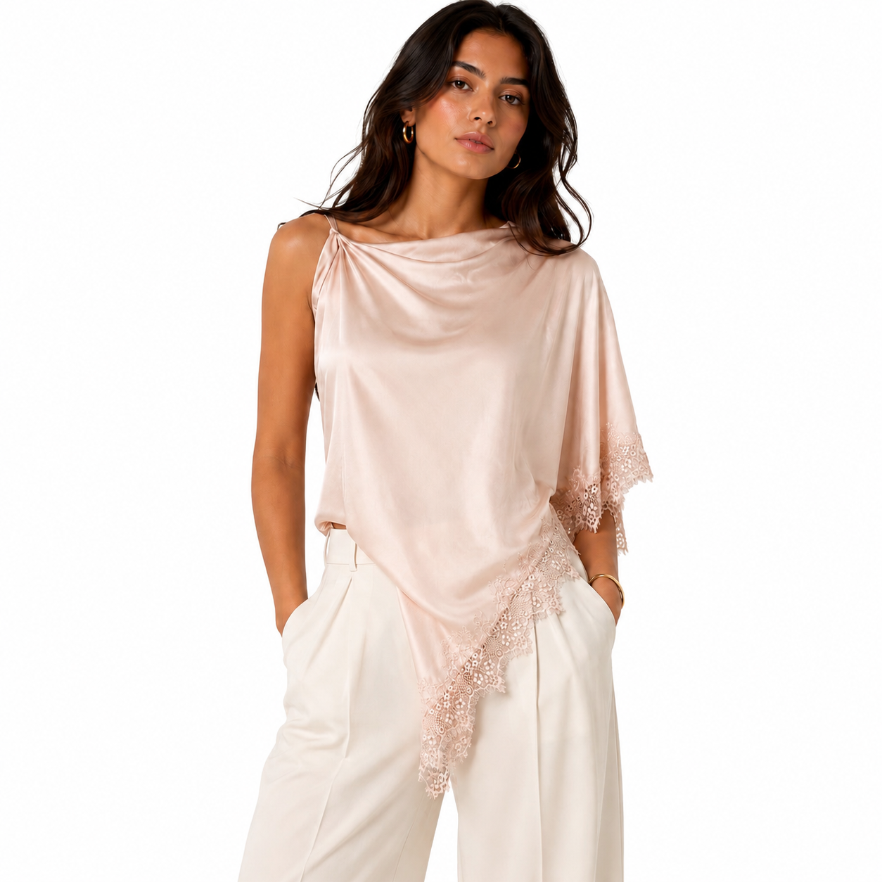 Asymmetric Off-Shoulder Top