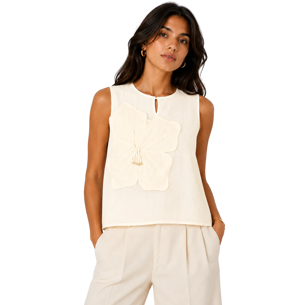 Sleeveless Shell Top