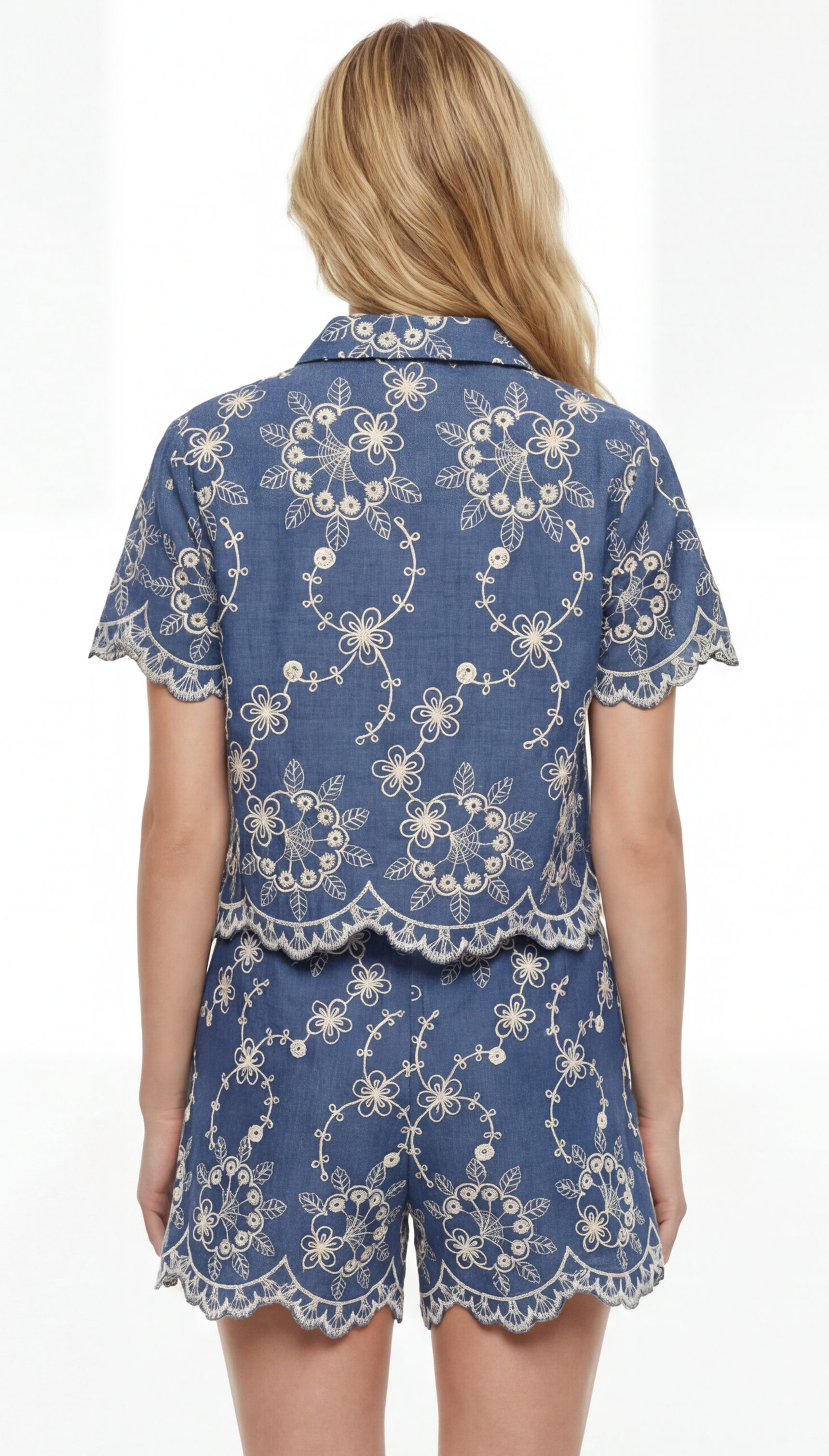 Floral Denim Set