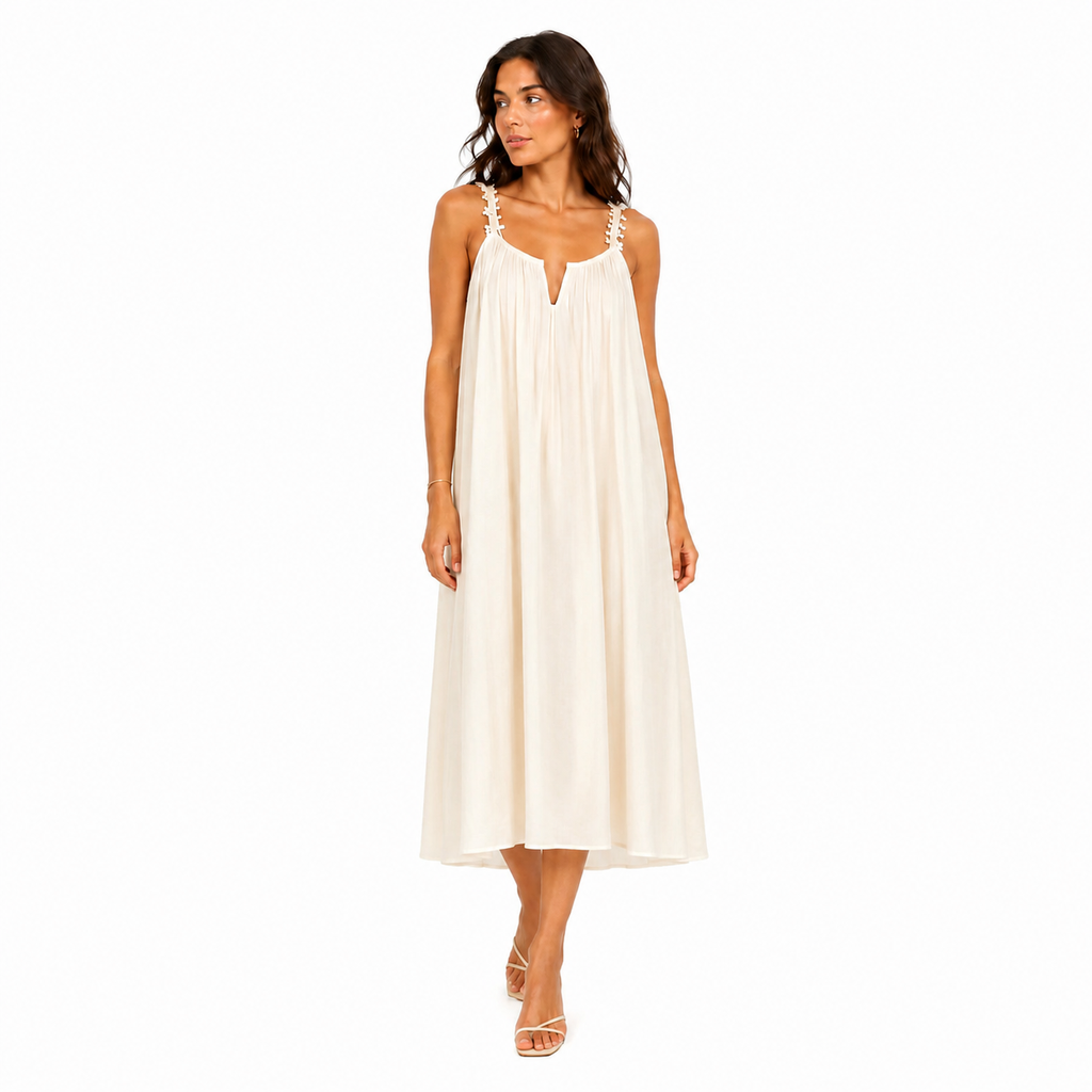 Floral Strap Maxi Dress